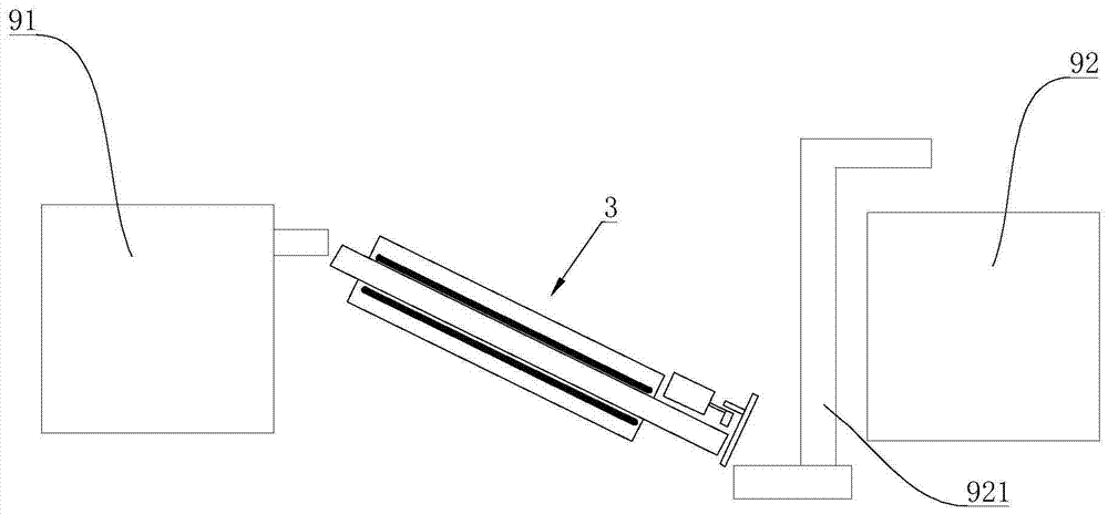 The gate mechanism of the steel ball conveying insulation pipe