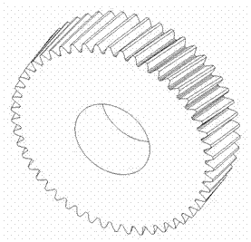 Method for shaping cylindrical gear