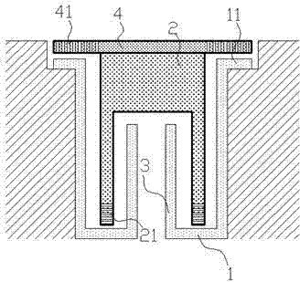 Indoor floor drain of house