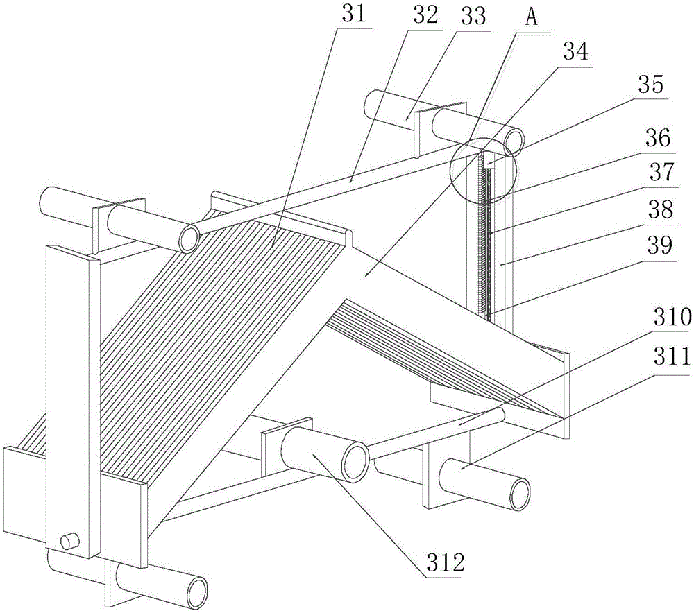 Desulfurization treatment system for flue gases in boiler in thermal power generating station