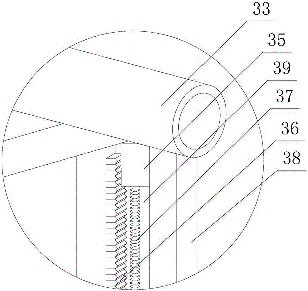 Desulfurization treatment system for flue gases in boiler in thermal power generating station