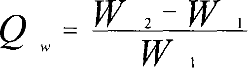 Method for improving absorption speed of water swelling rubber by employing fibre