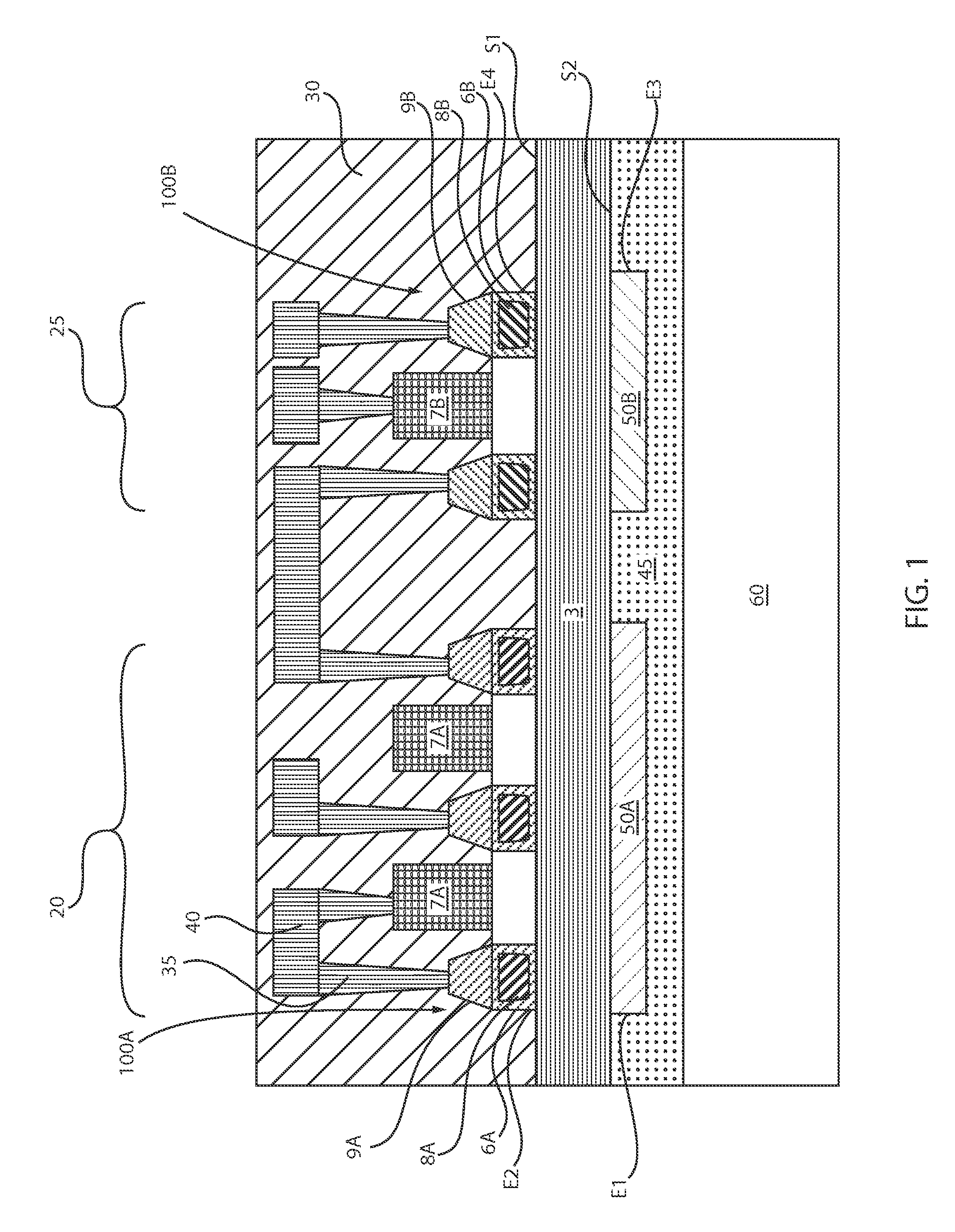 Strain engineering in back end of the line