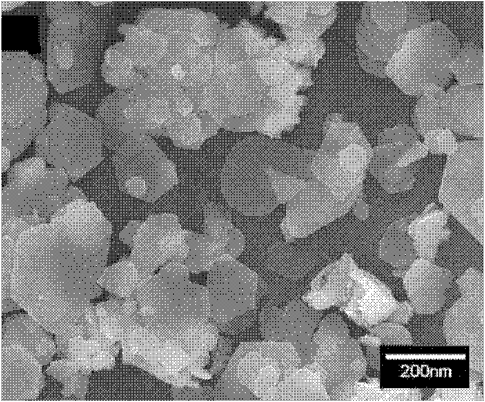 Method for preparing nano WS2/MoS2 granules