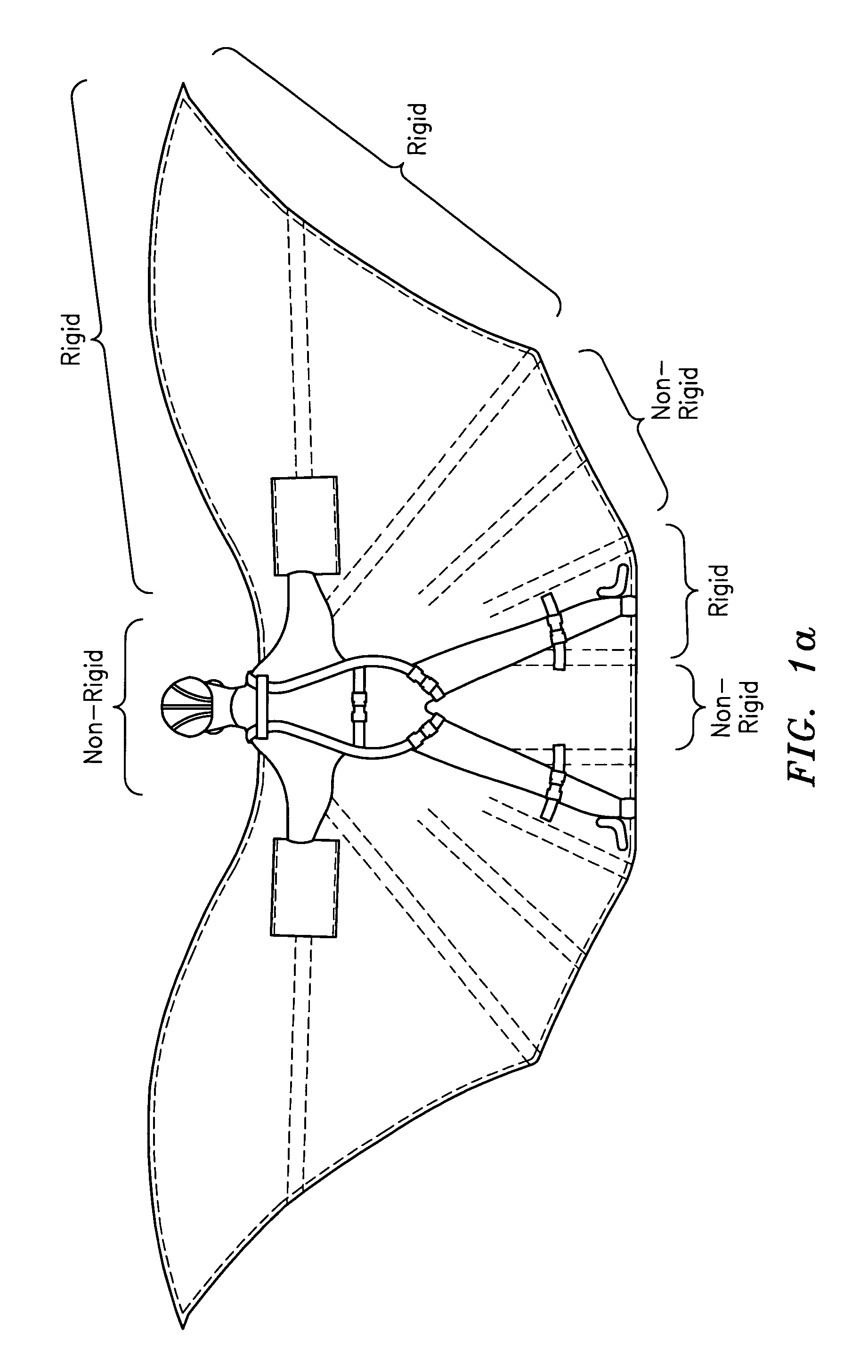 Dynamic human/wind powered flying suit