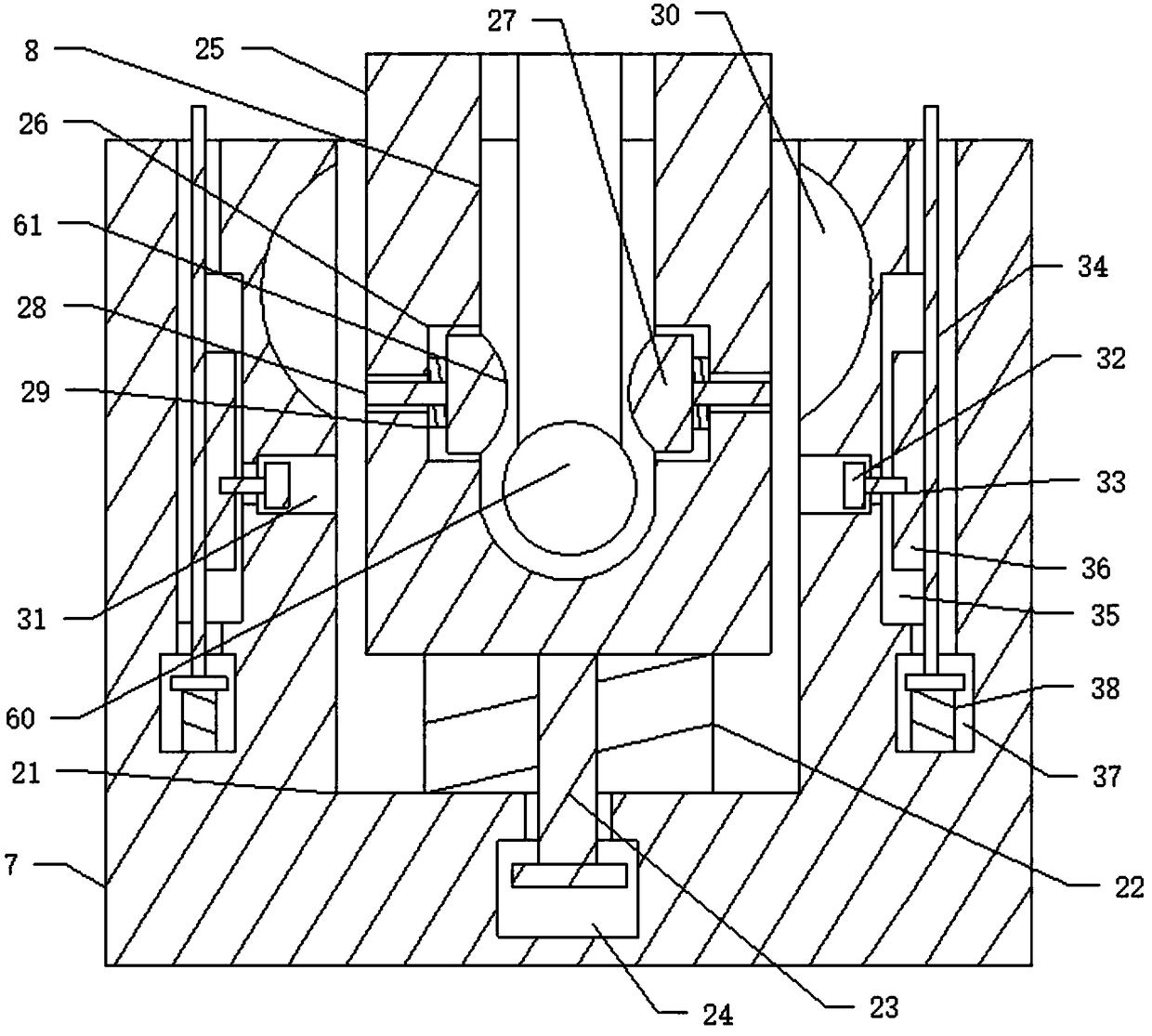 Automatic loading and unloading compartment for shared bicycles