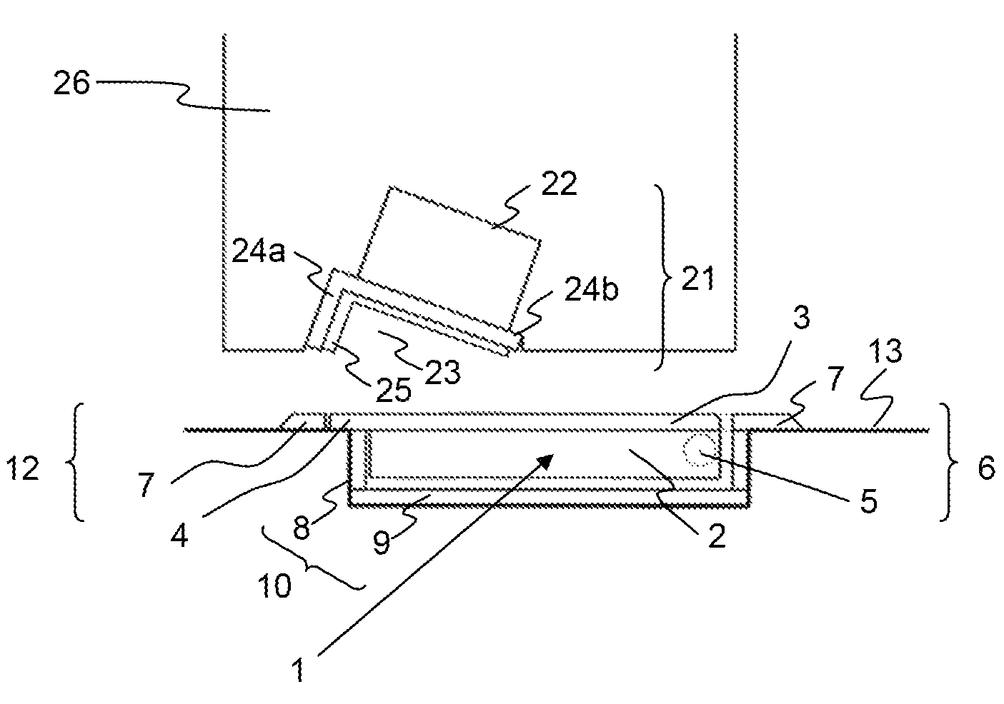 Device for securing doors using magnetic attraction