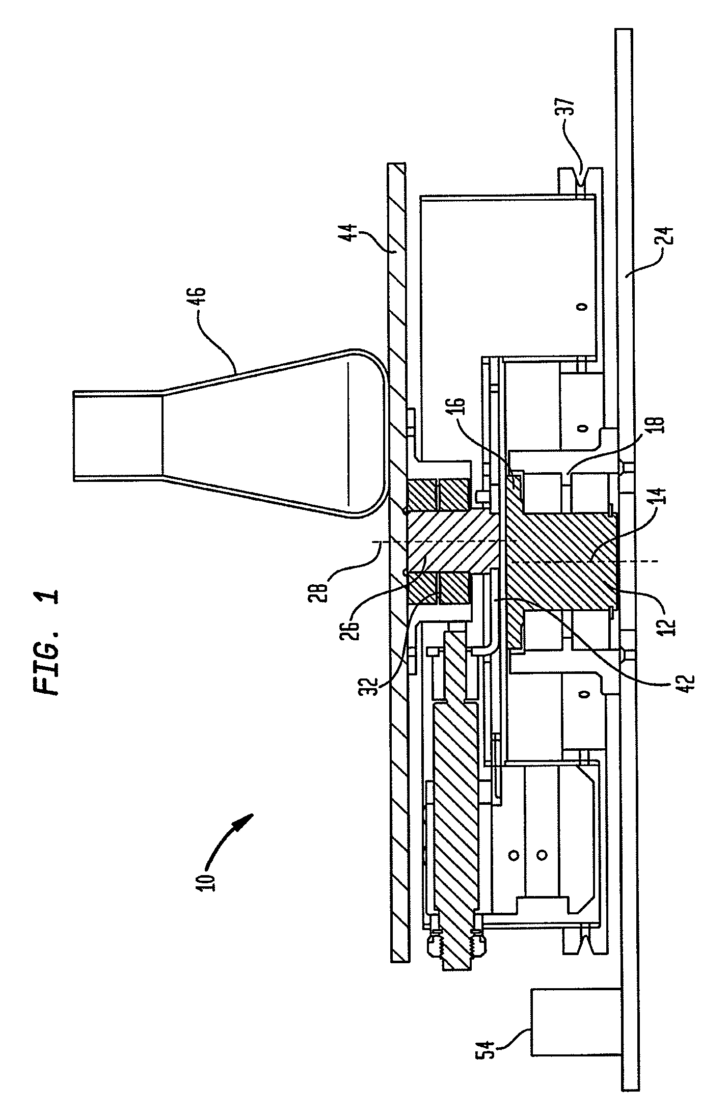 Adjustable orbit imbalance compensating orbital shaker