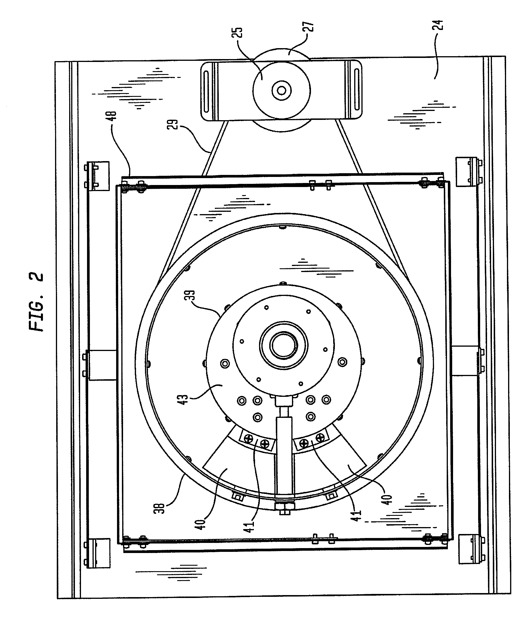 Adjustable orbit imbalance compensating orbital shaker