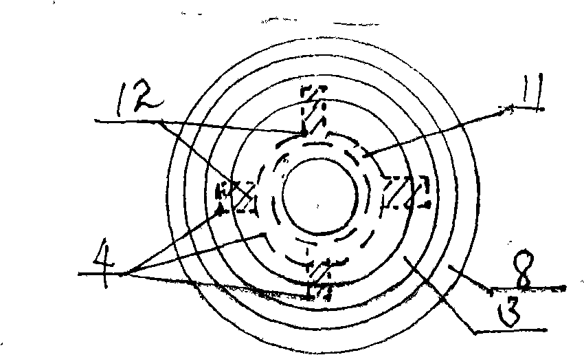Multiple magnetic wheel motor