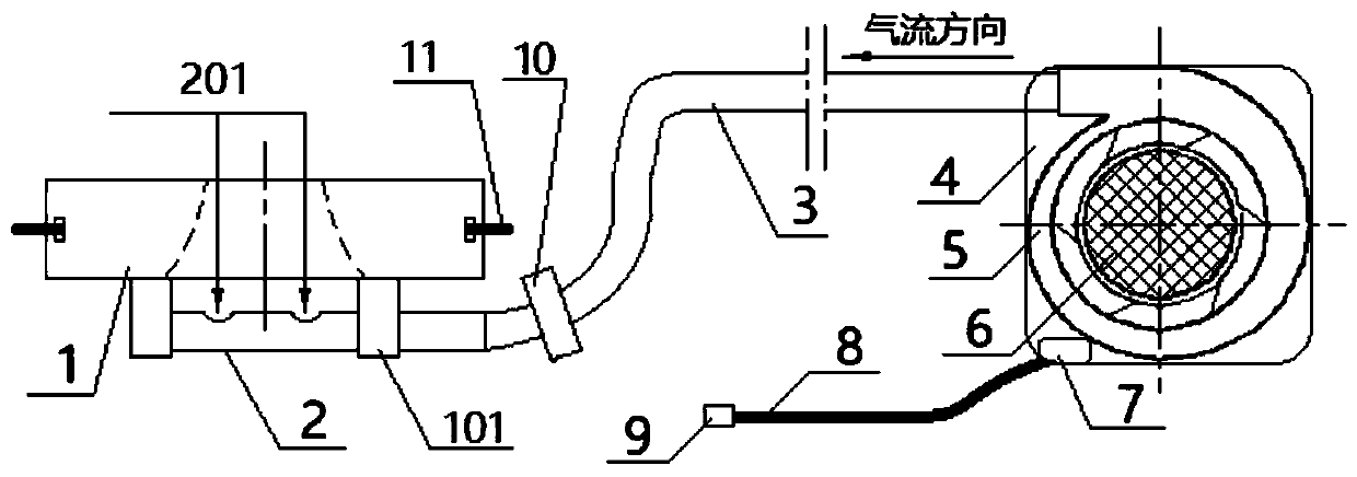 Assistant breathing device for mask wearing condition