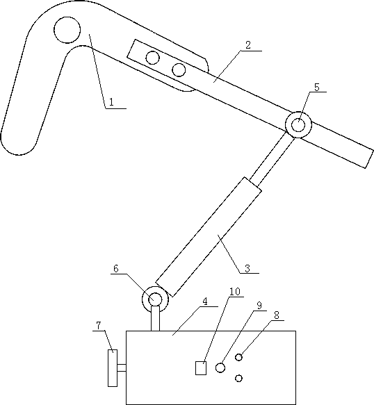 One-button circuit breaker just close point precise positioning debugging device and using method