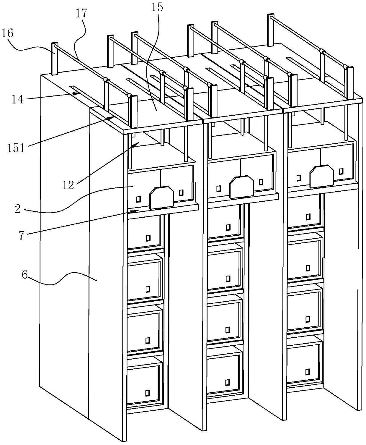 Archive management cabinet for engineering cost