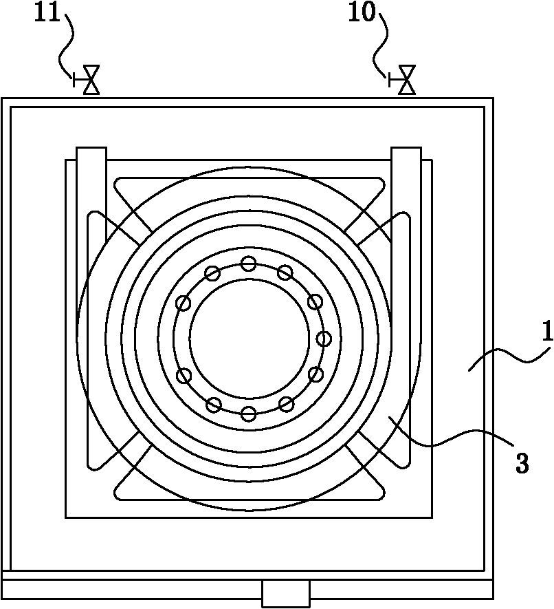 Heat recovery system of gas cooker