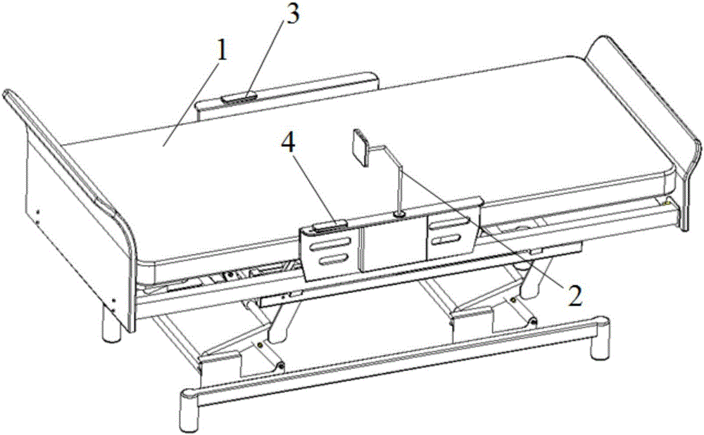 Multifunctional nursing bed