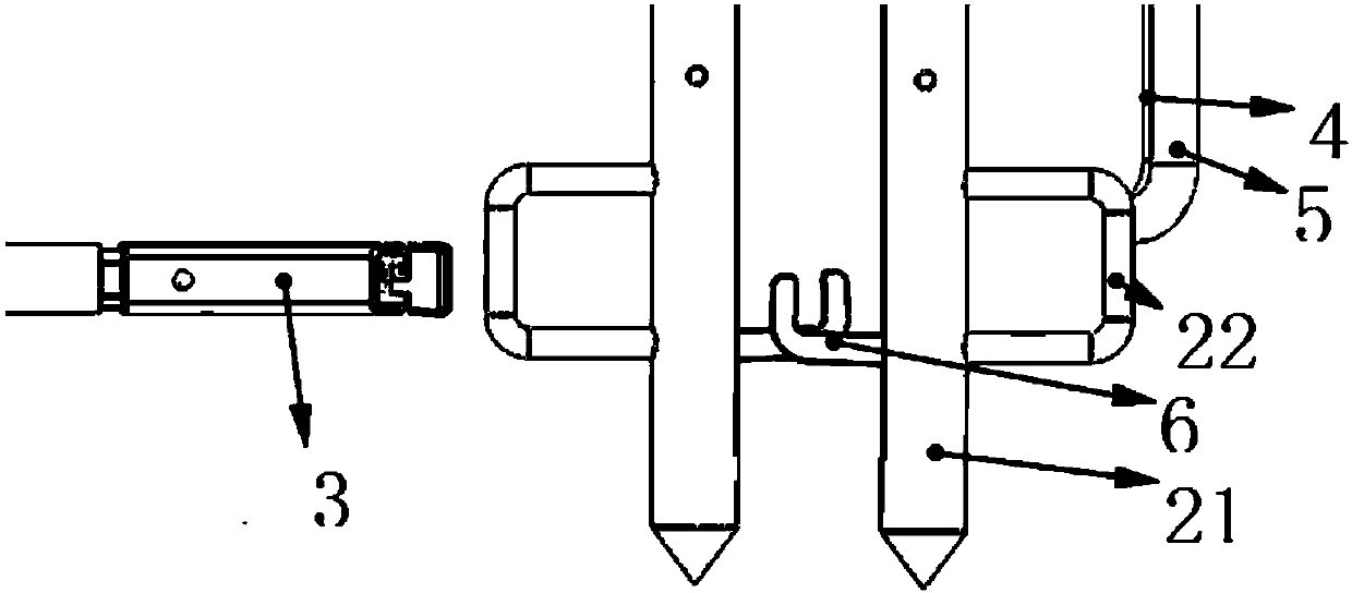 Textile reeling automatic splitting tie knotting device and splitting tie knotting method