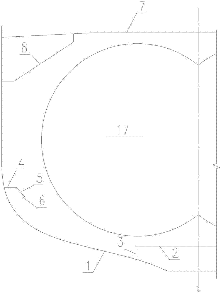 A double bottom structure of an LNG carrier