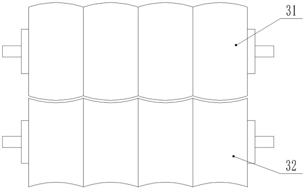 A multi-stage gradient continuous extrusion molding method and equipment for a tea strip pot trough