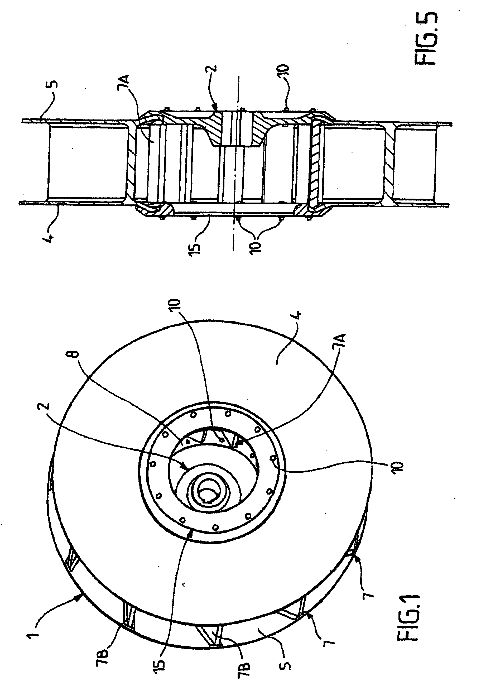 Centrifugal wheel