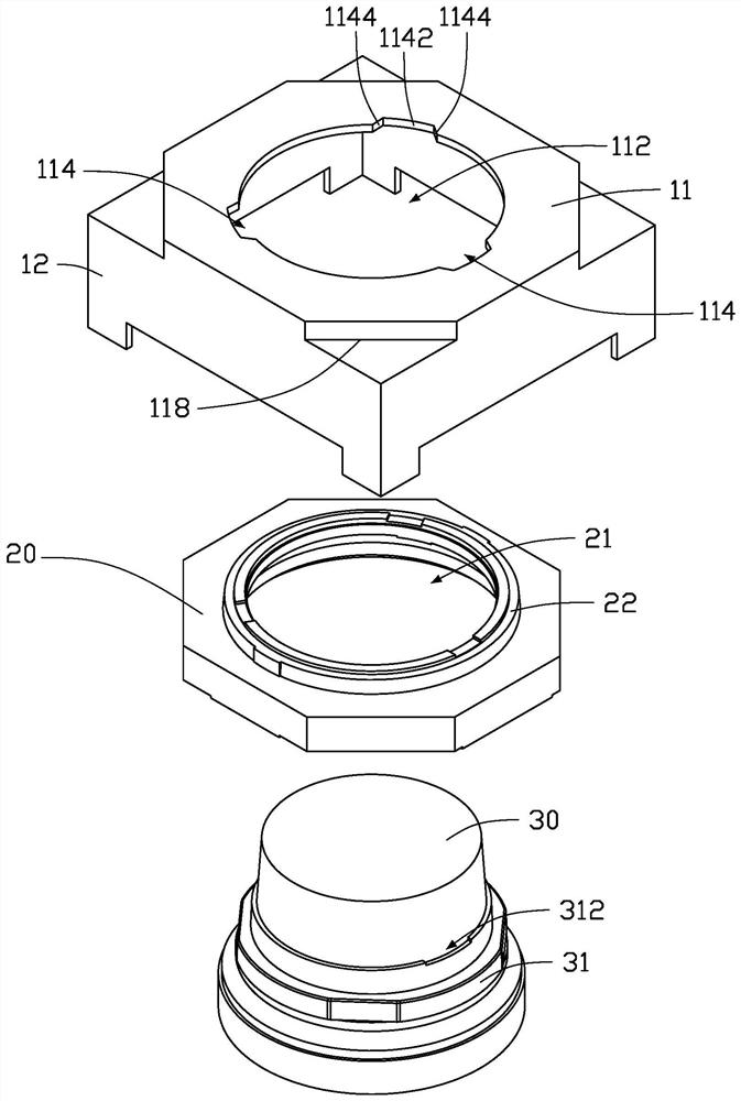 Voice coil motor carrier, voice coil motor, camera device, and lens mounting method