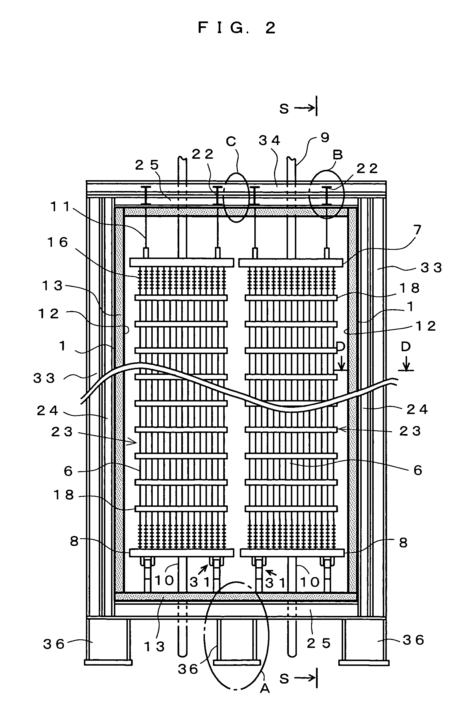 Heat transfer tube panel module and method of constructing exhaust heat recovery boiler using the module