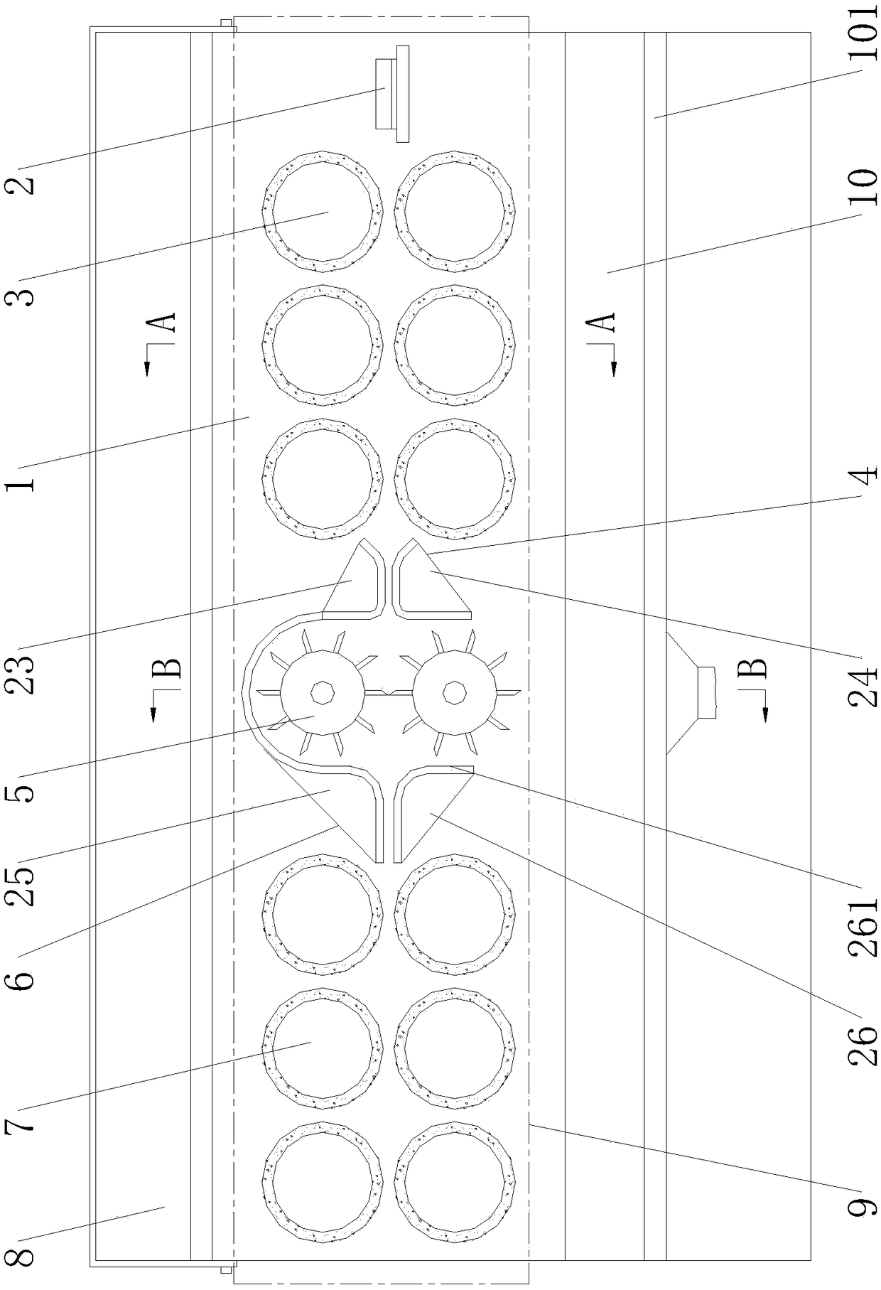 High-performance bamboo cane wiredrawing machine