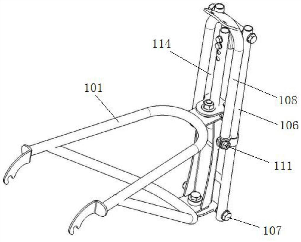 Bicycle dragging device