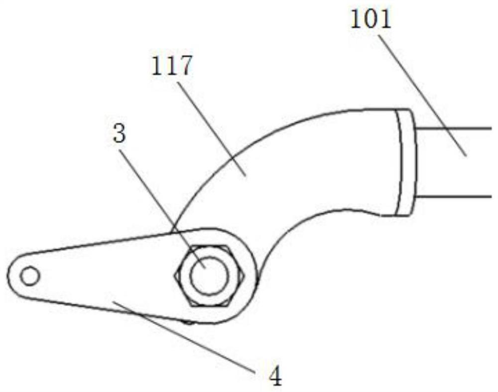 Bicycle dragging device