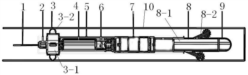 Electric control self-walking packer for horizontal well