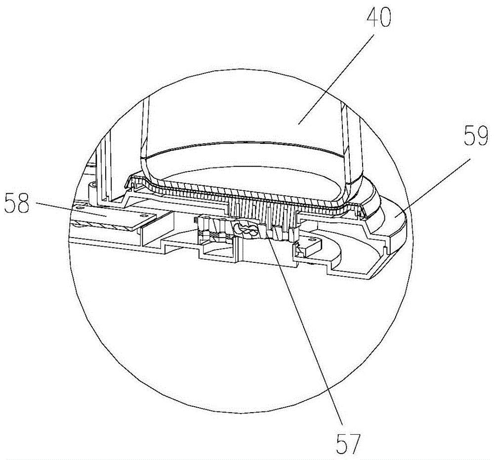 Coffee machine grinder and coffee machine