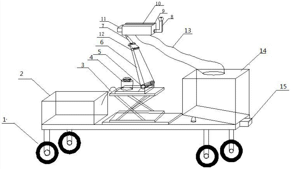 Lycium barbarum picking robot and control method thereof