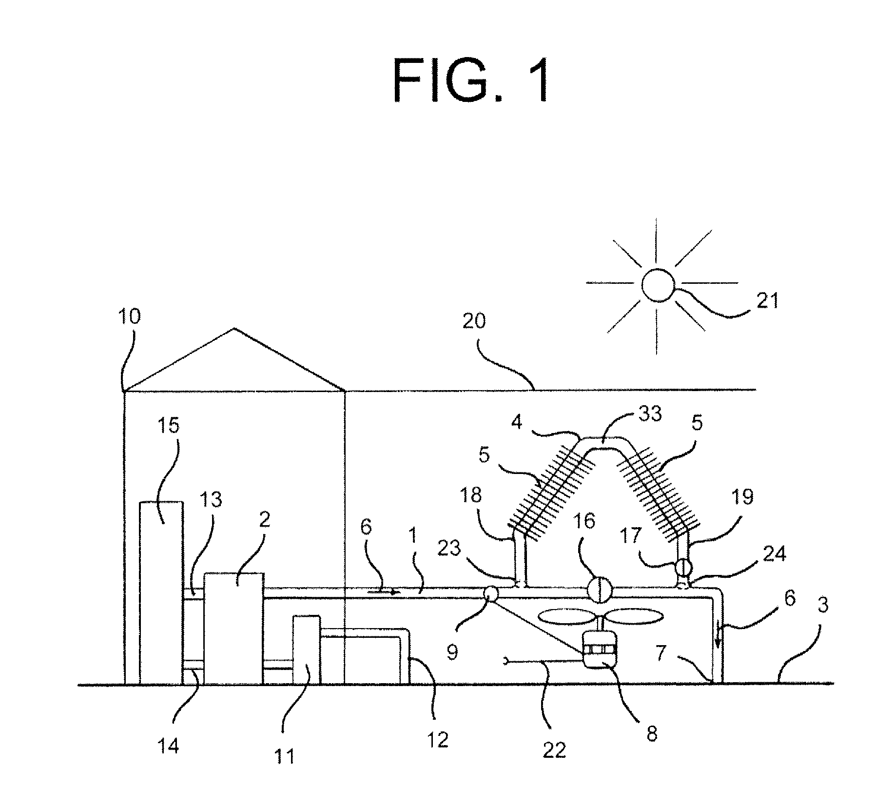 Direct exchange heating/cooling system