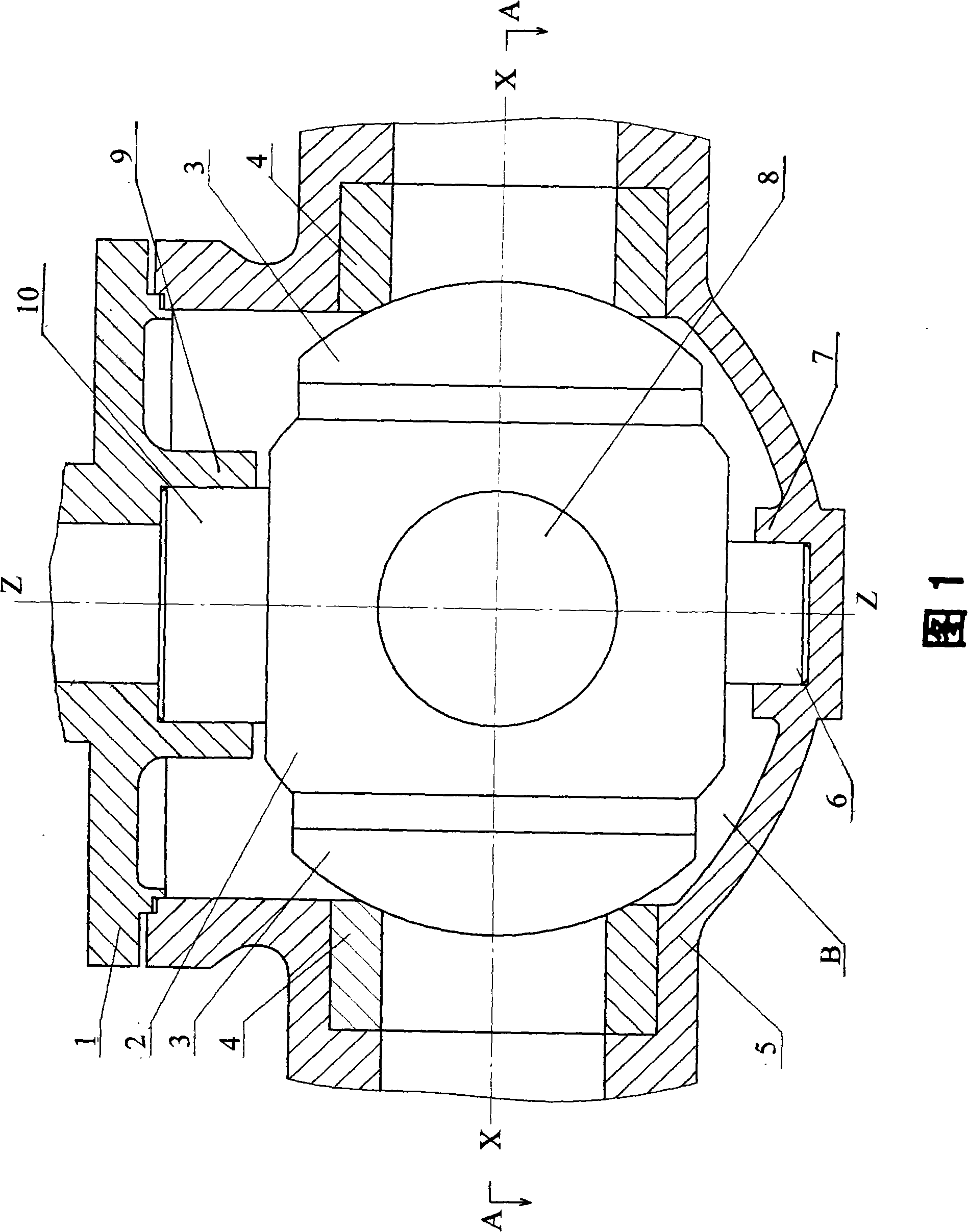 Screwing type hard seal ball valve