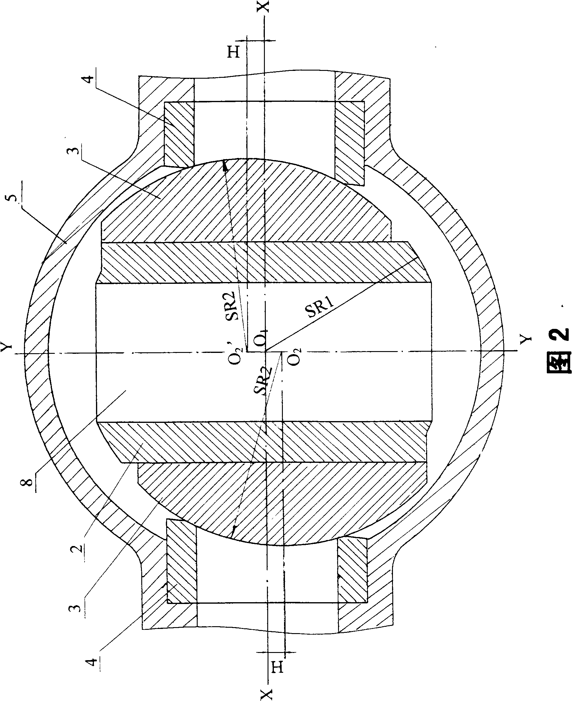 Screwing type hard seal ball valve