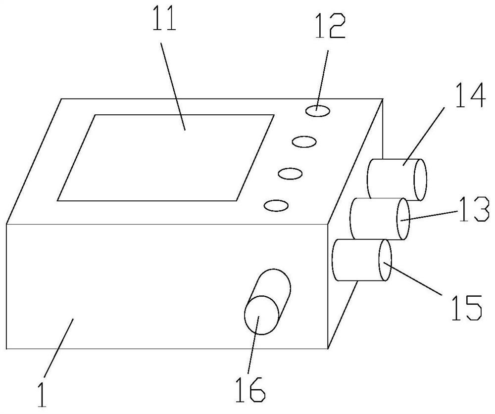 Pulse type bladder blood clot flushing and negative pressure drainage integrated device