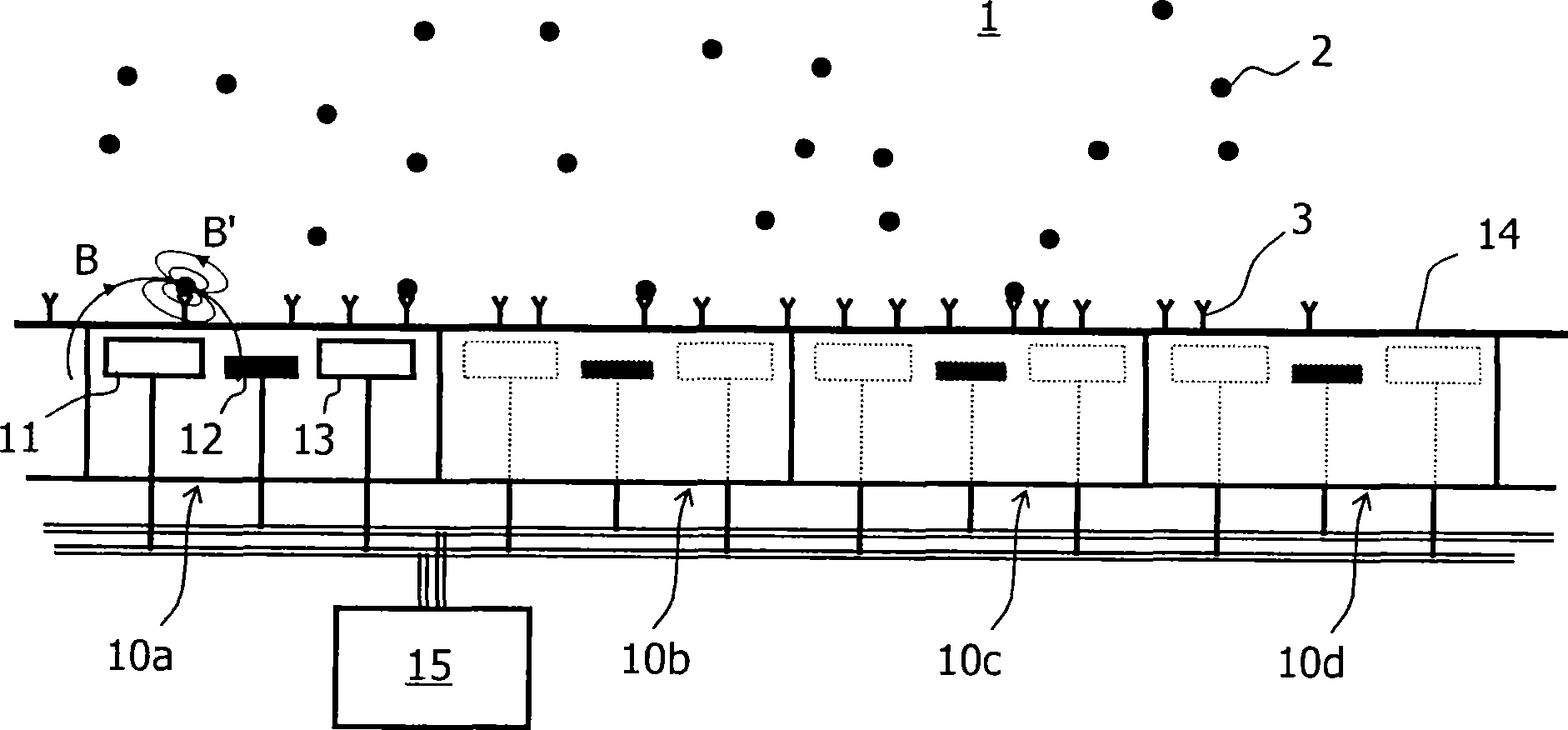 Microelectronic sensor device for concentration measurements