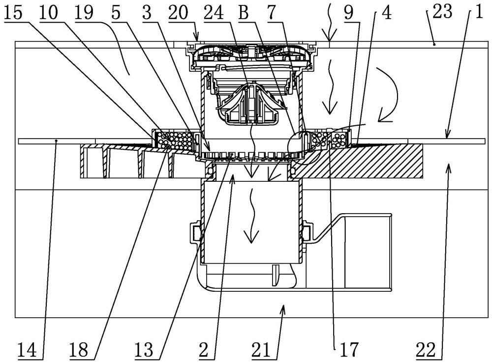 Anti-seepage structure of sewer device