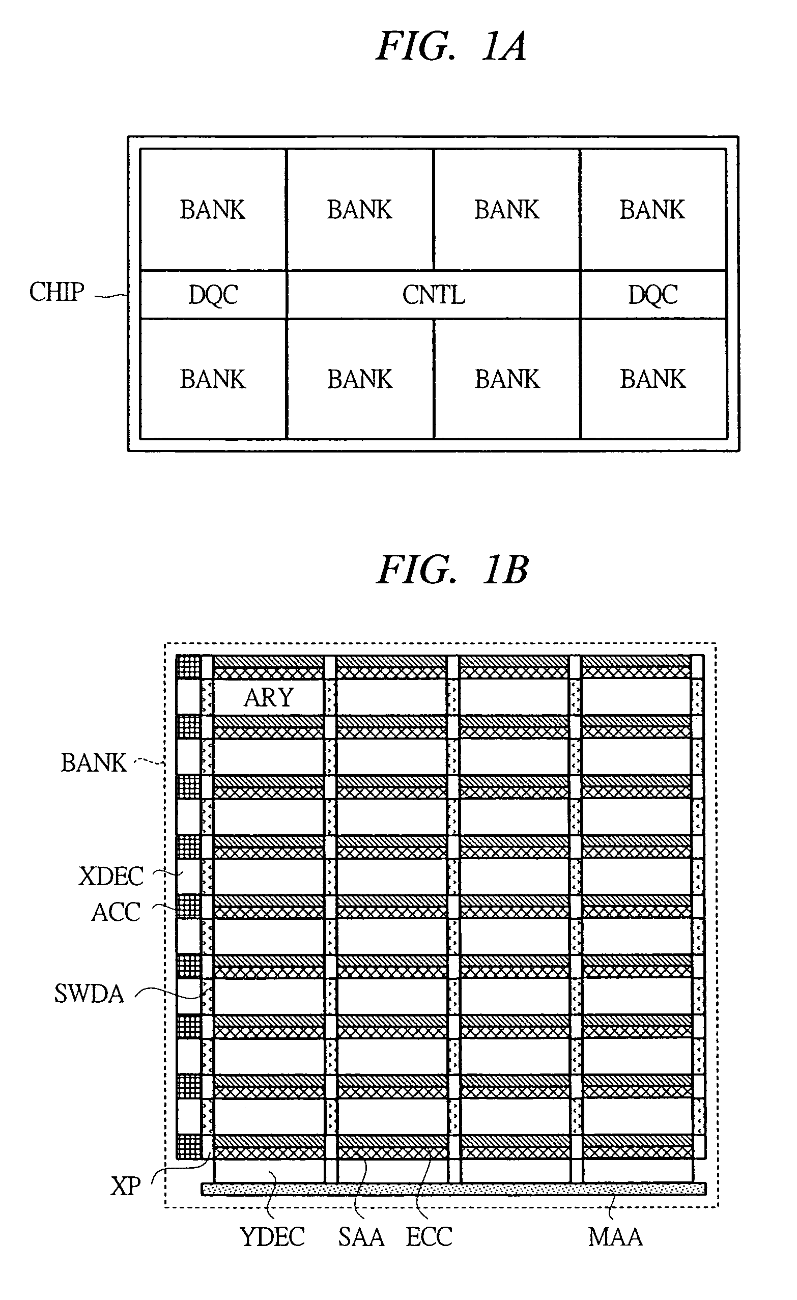 Semiconductor device having a sense amplifier array with adjacent ECC