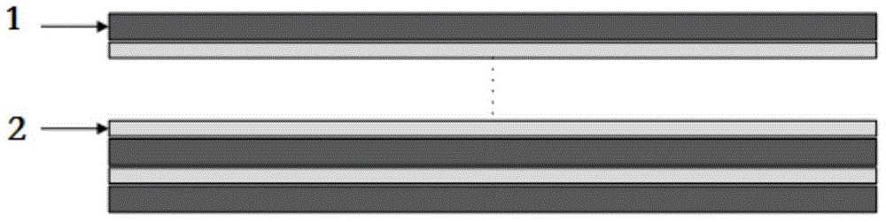 Accumulative roll-bonding preparation method of nanometer lamellar phase enhanced TiNi alloy composite plate