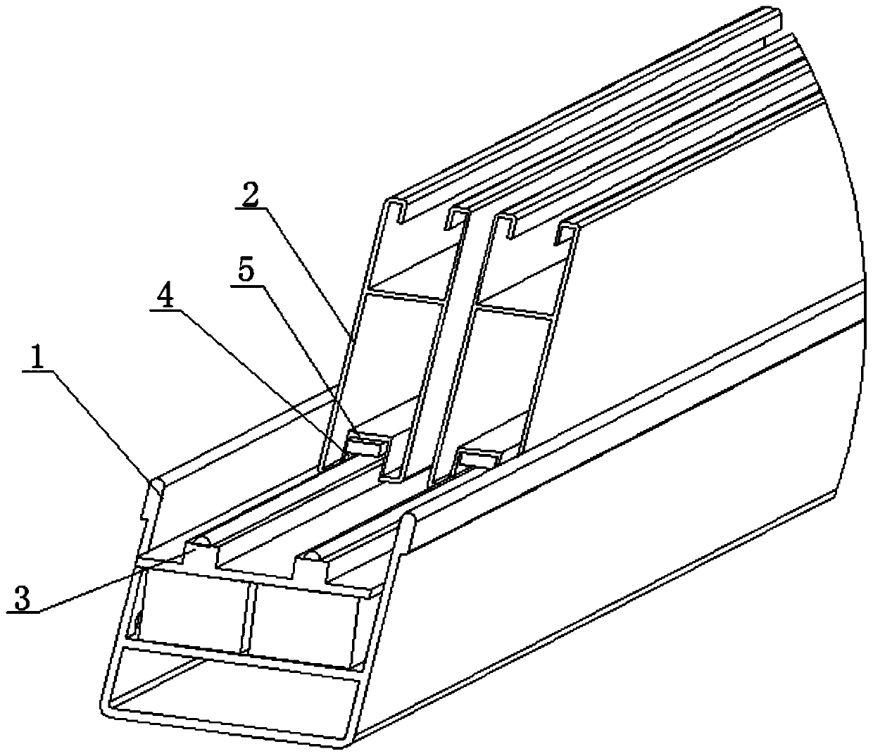 No-wheel slide rail