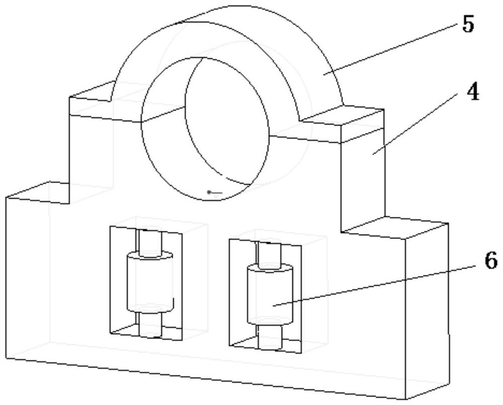 A support assembly and test method for similar simulation tests of high-speed rotors