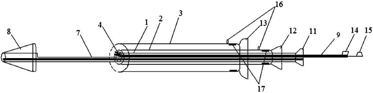 Nipper type full-coated film self-expandable metal stent releasing and retracting device