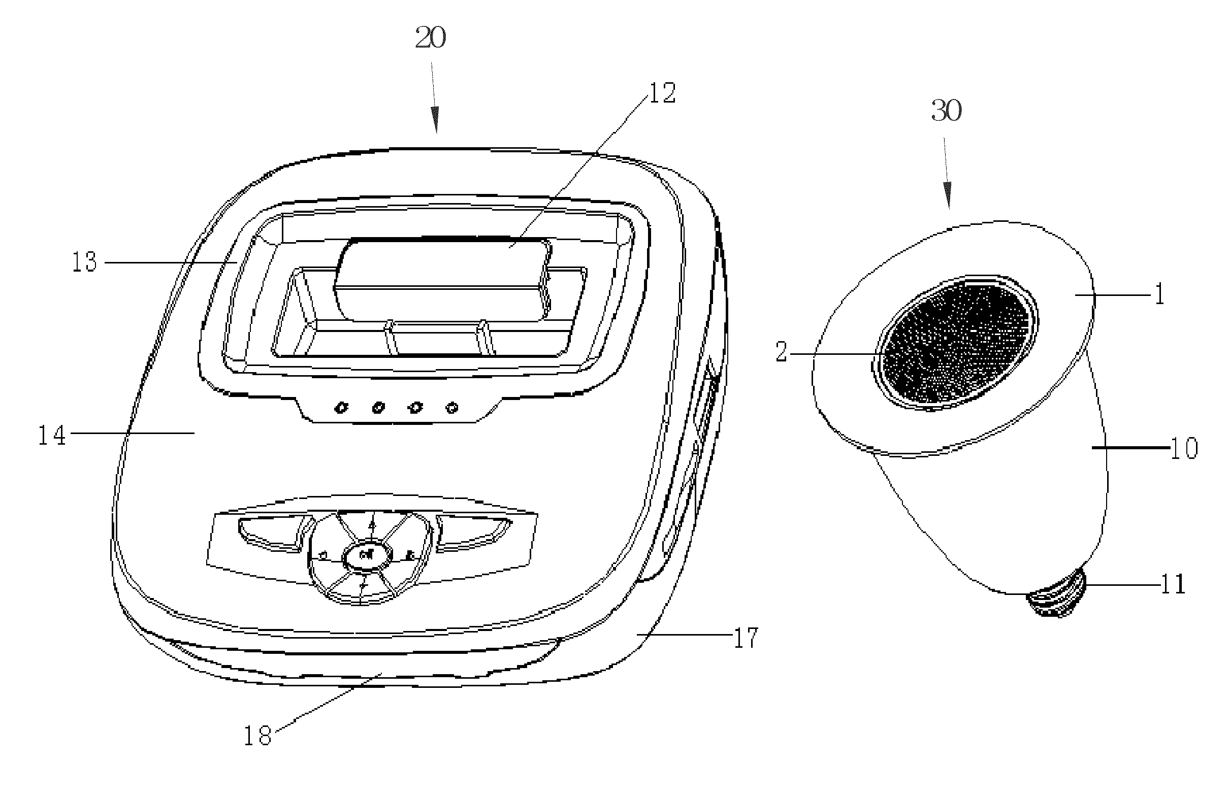 Wireless Illuminative Speaker System and Wireless Illuminative Speaker Thereof