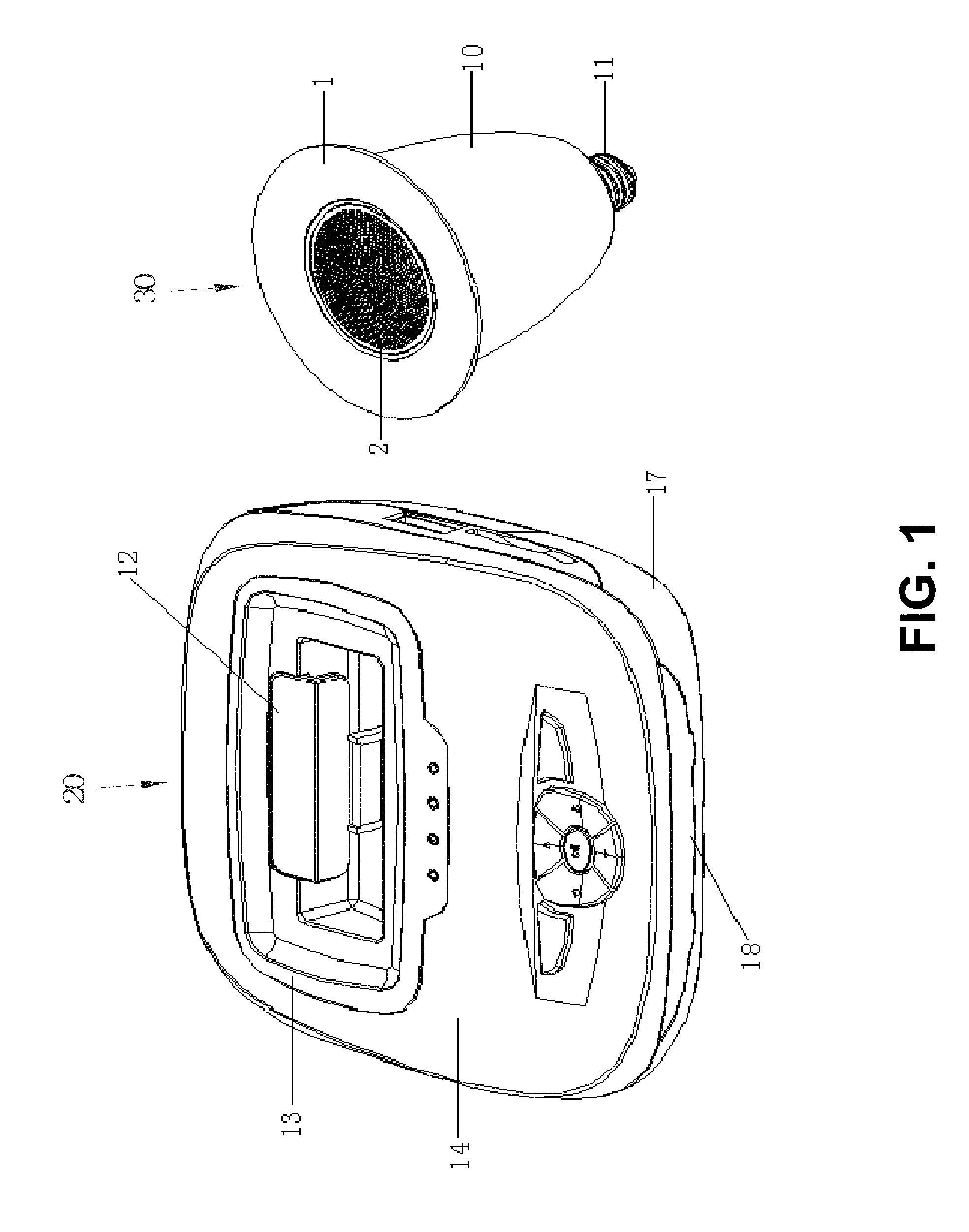 Wireless Illuminative Speaker System and Wireless Illuminative Speaker Thereof