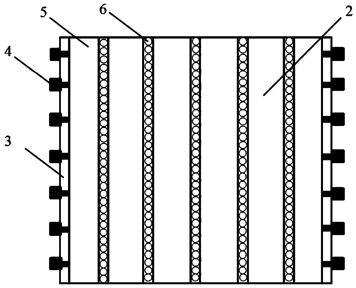 Preparation method and production mould for light-transmitting concrete