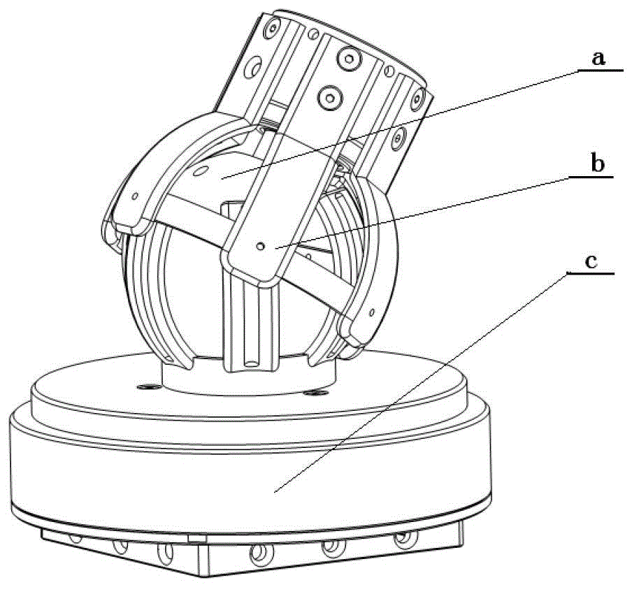 Three-freedom-degree constant speed decoupling space robot active spherical wrist and universal compliant control method