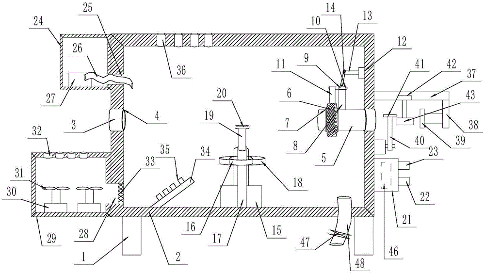 Bar surface cleaning device