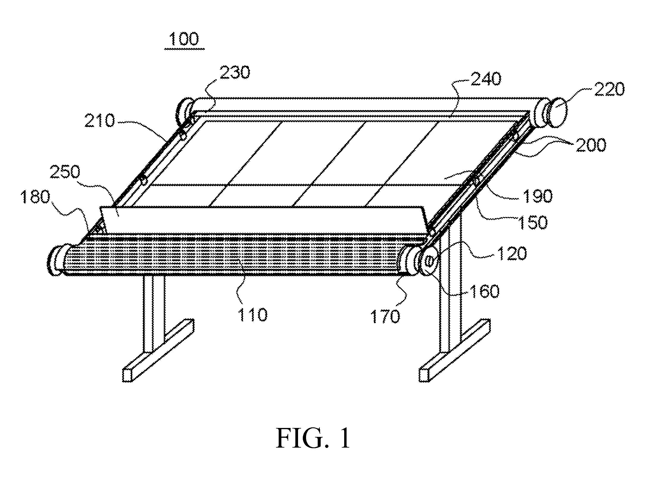 Solar panel curtain device