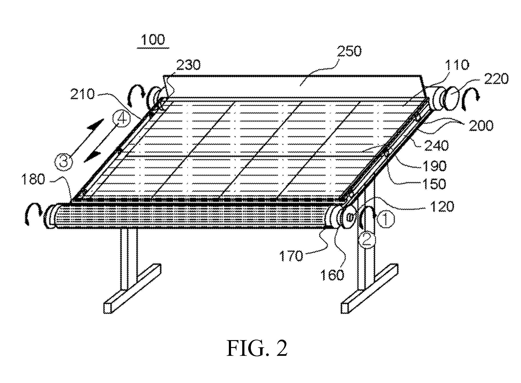 Solar panel curtain device