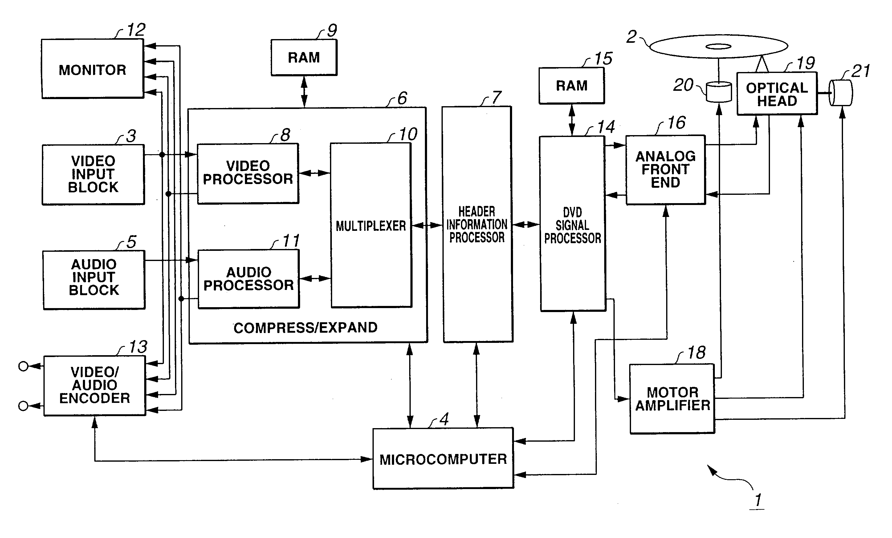 Recording medium having recording program recorded therein and recording apparatus and method